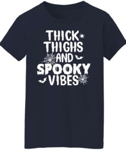 Thick thighs and spooky vibes shirt 8