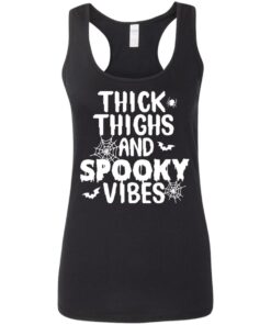 Thick thighs and spooky vibes shirt 9
