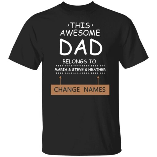 This awesome belongs to Maria and Steve and heather change names shirt