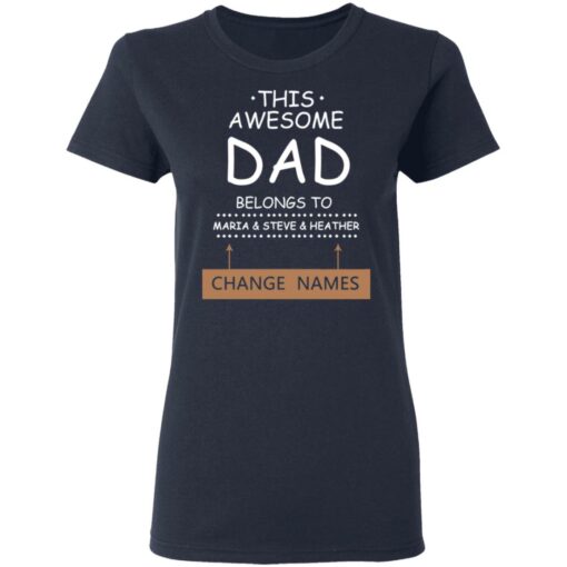 This awesome belongs to Maria and Steve and heather change names shirt