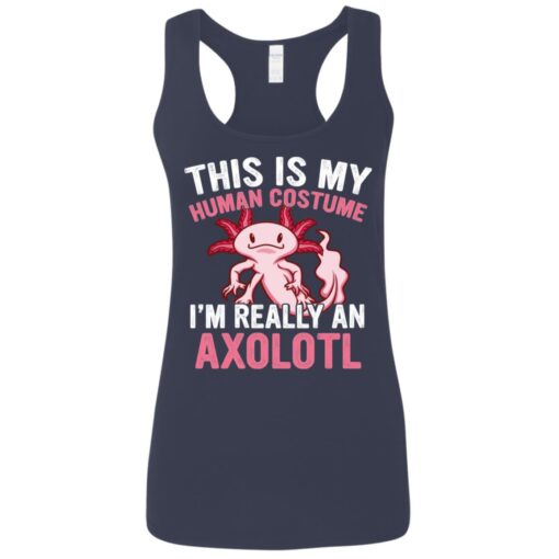 This is my human costume i’m really an Axolotl shirt