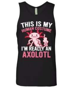 This is my human costume im really an Axolotl shirt 11