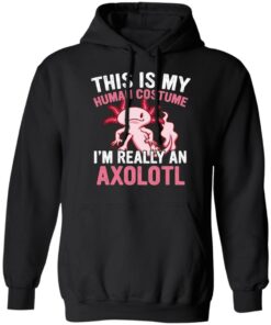 This is my human costume im really an Axolotl shirt 2
