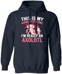 This is my human costume im really an Axolotl shirt 3