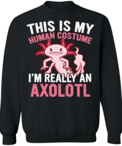 This is my human costume im really an Axolotl shirt 4