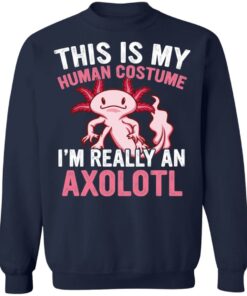 This is my human costume im really an Axolotl shirt 5