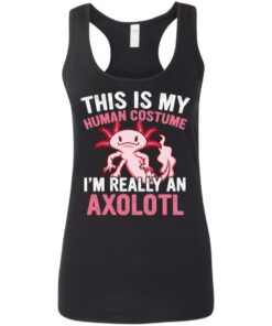 This is my human costume im really an Axolotl shirt 9