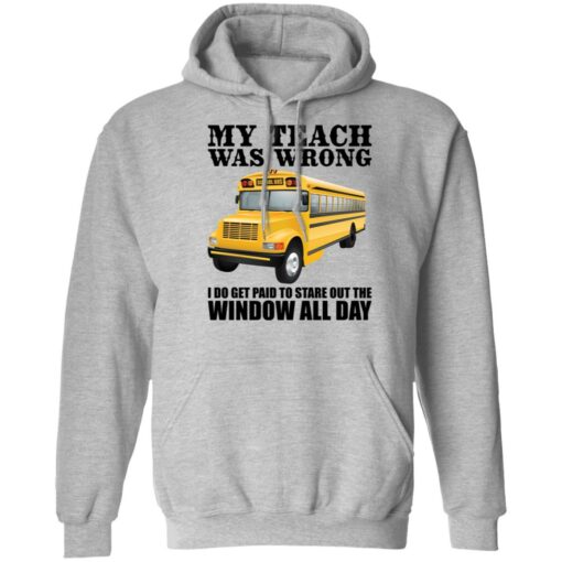 Trucker my teacher was wrong shirt