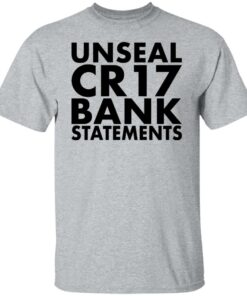 Unseal cr17 bank statements shirt 4 Unseal cr17 bank statements shirt 4