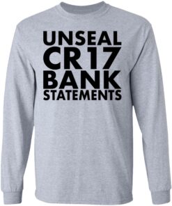 Unseal cr17 bank statements shirt 5 Unseal cr17 bank statements shirt 5