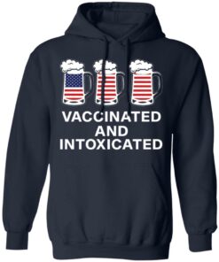 Vaccinated and intoxicated America flag beer shirt 6 Vaccinated and intoxicated America flag beer shirt 6