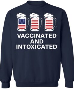 Vaccinated and intoxicated America flag beer shirt 8 Vaccinated and intoxicated America flag beer shirt 8