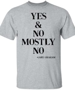 Yes and no mostly no shirt 4 Yes and no mostly no shirt 4