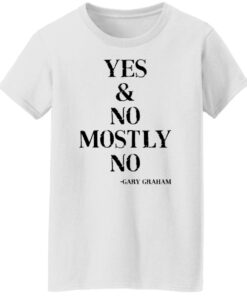 Yes and no mostly no shirt 5 Yes and no mostly no shirt 5