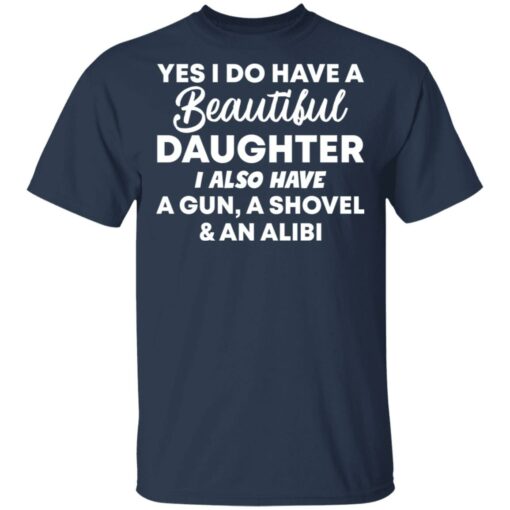 Yes i do have a daughter i also have a gun, a shovel and an alibi shirt