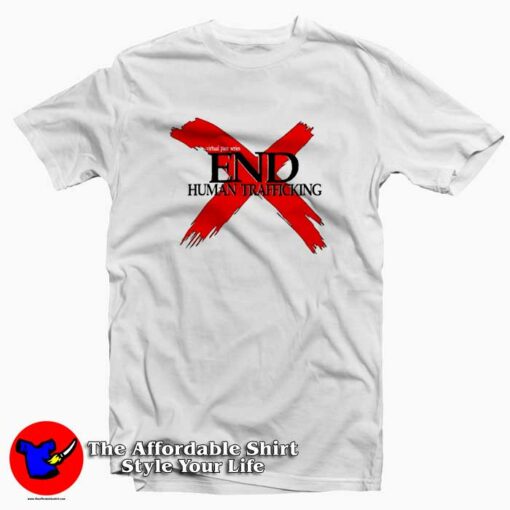 END Human Trafficking Unisex T-shirt On Sale