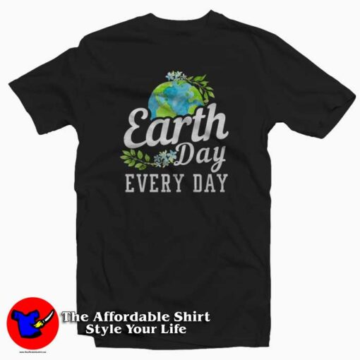 Earth Day Every Day Graphic T-Shirt Cheap