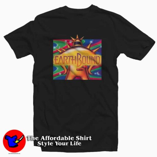 Earthbound Box Art Ness Retro Video Game T-Shirt On Sale