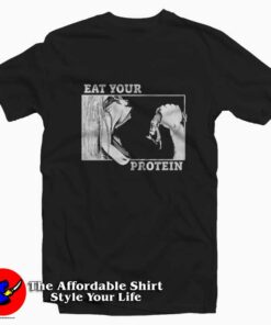 Eat Your Protein Attack On Titan Anime Graphic T-Shirt On Sale Eat Your Protein Attack On Titan Anime Graphic T-Shirt On Sale