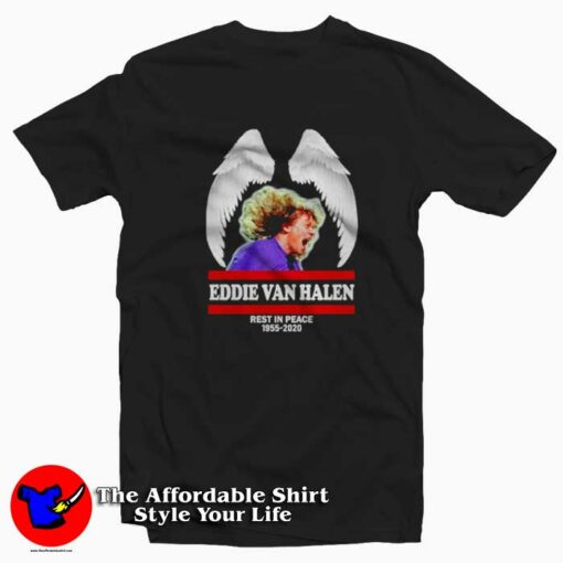 Eddie Van Halen Rest in Peace 2020 T-shirt On Sale