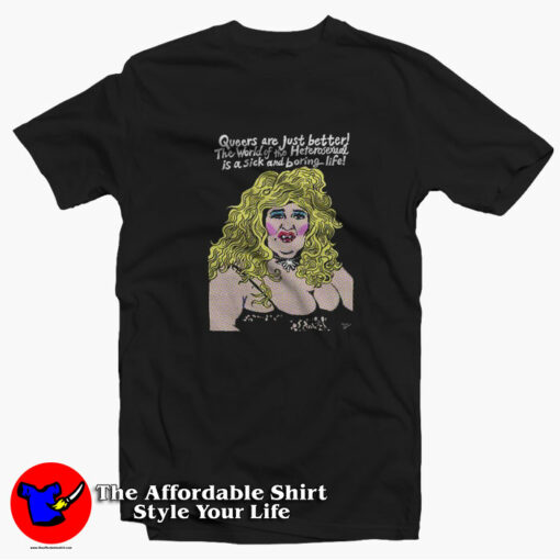 Edith Massey as Aunt Ida Queers Are Just Better T-shirt On Sale