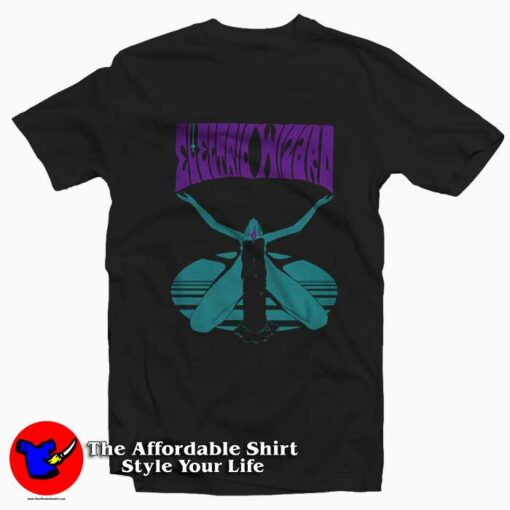 Electric Wizard Candle Graphic Vintage T-Shirt On Sale