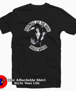 Elvira Mistress of The Dark Rockers Halloween T-shirt On Sale Elvira Mistress of The Dark Rockers Halloween T-shirt On Sale