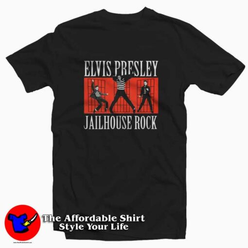 Elvis Presley Jailhouse Rock Logo Official T-shirt On Sale