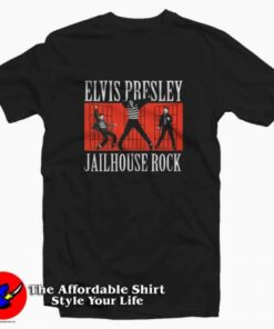 Elvis Presley Jailhouse Rock Logo Official T-shirt On Sale Elvis Presley Jailhouse Rock Logo Official T-shirt On Sale