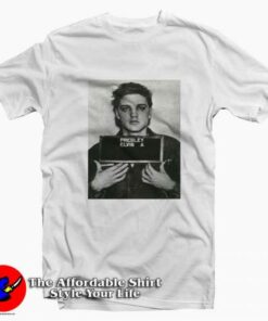 Elvis Presley Mugshot King Rock and Roll T-shirt On Sale Elvis Presley Mugshot King Rock and Roll T-shirt On Sale