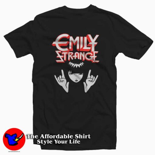 Emily The Strange Rock Graphic Unisex T-Shirt On Sale