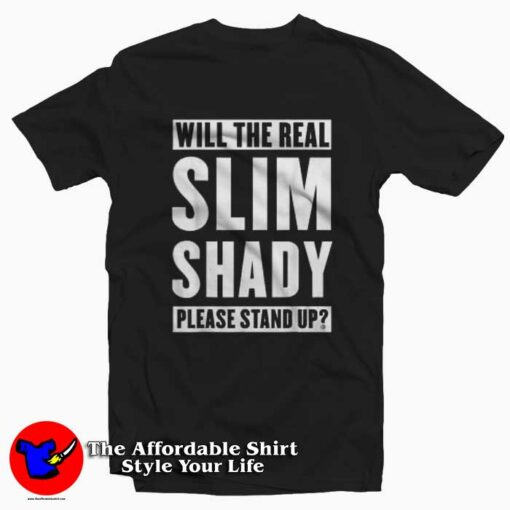 Eminem The Slim Shady Please Stand Up T-shirt On Sale