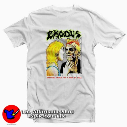 Exodus Spitting Image Of Man In Hell Unisex T-shirt On Sale