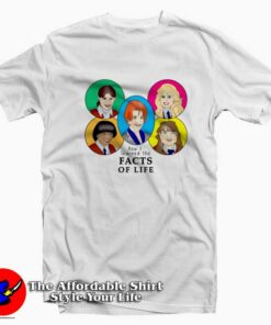 Facts Of Life Sitcom Television Series Vintage T-shirt On Sale Facts Of Life Sitcom Television Series Vintage T-shirt On Sale