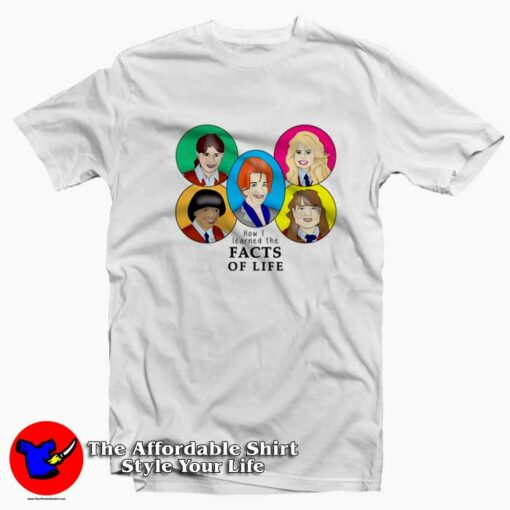 Facts Of Life Sitcom Television Series Vintage T-shirt On Sale