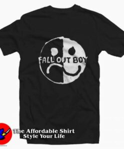 Fall Out Boy Smile Frown Graphic Unisex T-Shirt On Sale Fall Out Boy Smile Frown Graphic Unisex T-Shirt On Sale