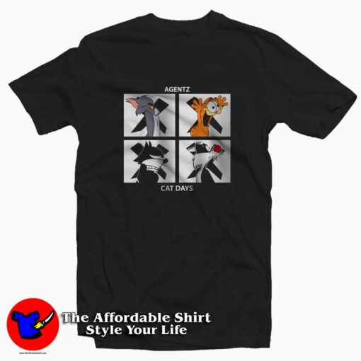 Felix The Cat Agent Parody Album Cover T-shirt On Sale