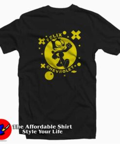 Felix The Cat Chevrolet Retro Vintage 1940 Unisex T-shirt On Sale Felix The Cat Chevrolet Retro Vintage 1940 Unisex T-shirt On Sale