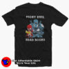 Fight Evil Read Books Funny Cartoon Unisex T-shirt On Sale