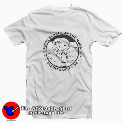 First Beagle on the Moon Unisex T-shirt On Sale