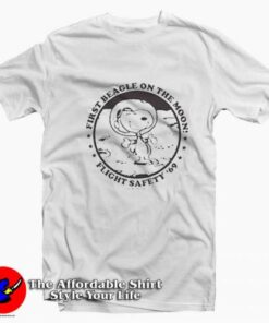 First Beagle on the Moon Unisex T-shirt On Sale First Beagle on the Moon Unisex T-shirt On Sale