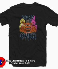 Five Nights at Freddy’s Game Over Unisex T-shirt On Sale Five Nights at Freddy’s Game Over Unisex T-shirt On Sale