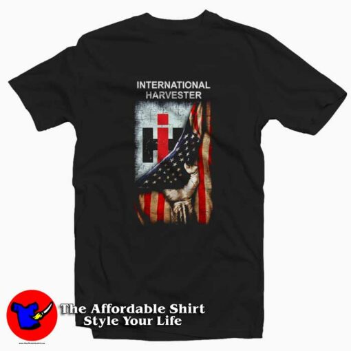 Flag American International Harvester T-shirt On Sale