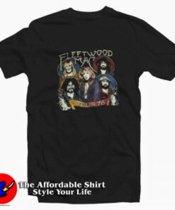 Fleetwood Mac Rock Band Tour 1978 Graphic T-shirt On Sale Fleetwood Mac Rock Band Tour 1978 Graphic T-shirt On Sale