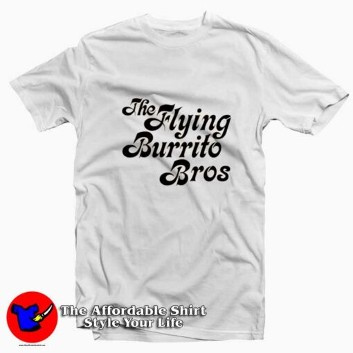 Flying Burrito Brothers Bros Band Graphic T-Shirt On Sale