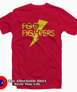 Foo Fighters Lightning Strike T Shirt For Men Or Women Foo Fighters Lightning Strike T Shirt For Men Or Women