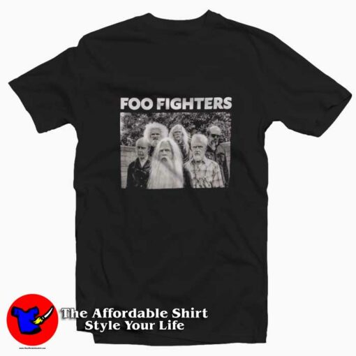 Foo Fighters Old Man Dave Grohl Rock Band T-Shirt On Sale