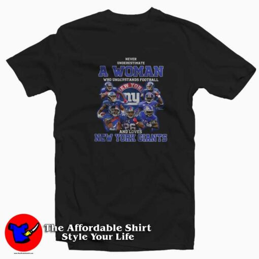 Football And Loves New York Giants Unisex T-shirt On Sale