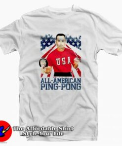 Forrest Gump American Ping Pong T-shirt On Sale