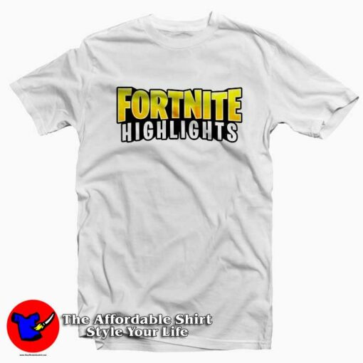 Fortnite Highlights Graphic T-Shirt Cheap